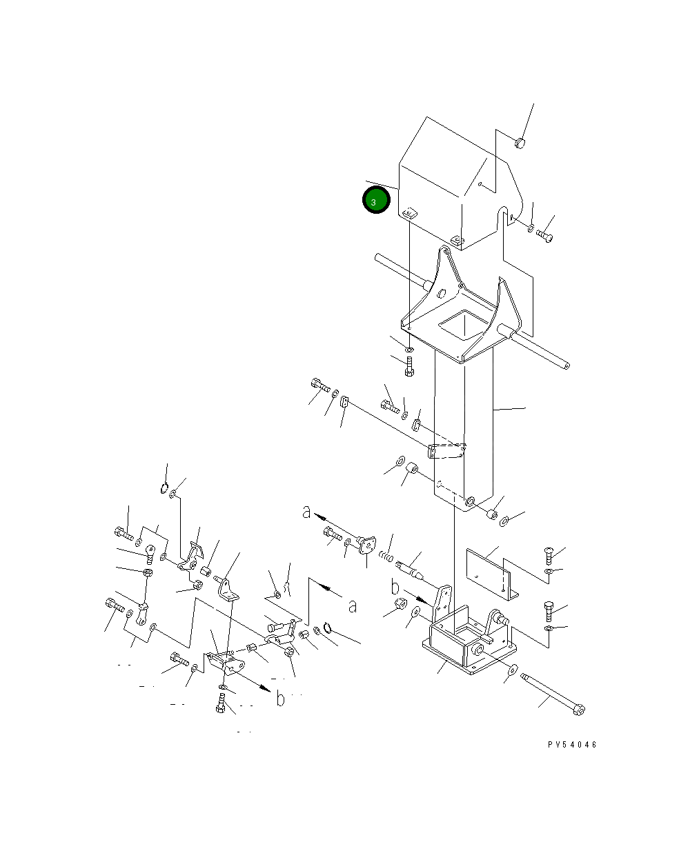 Крышка 23E-43-18121  Komatsu