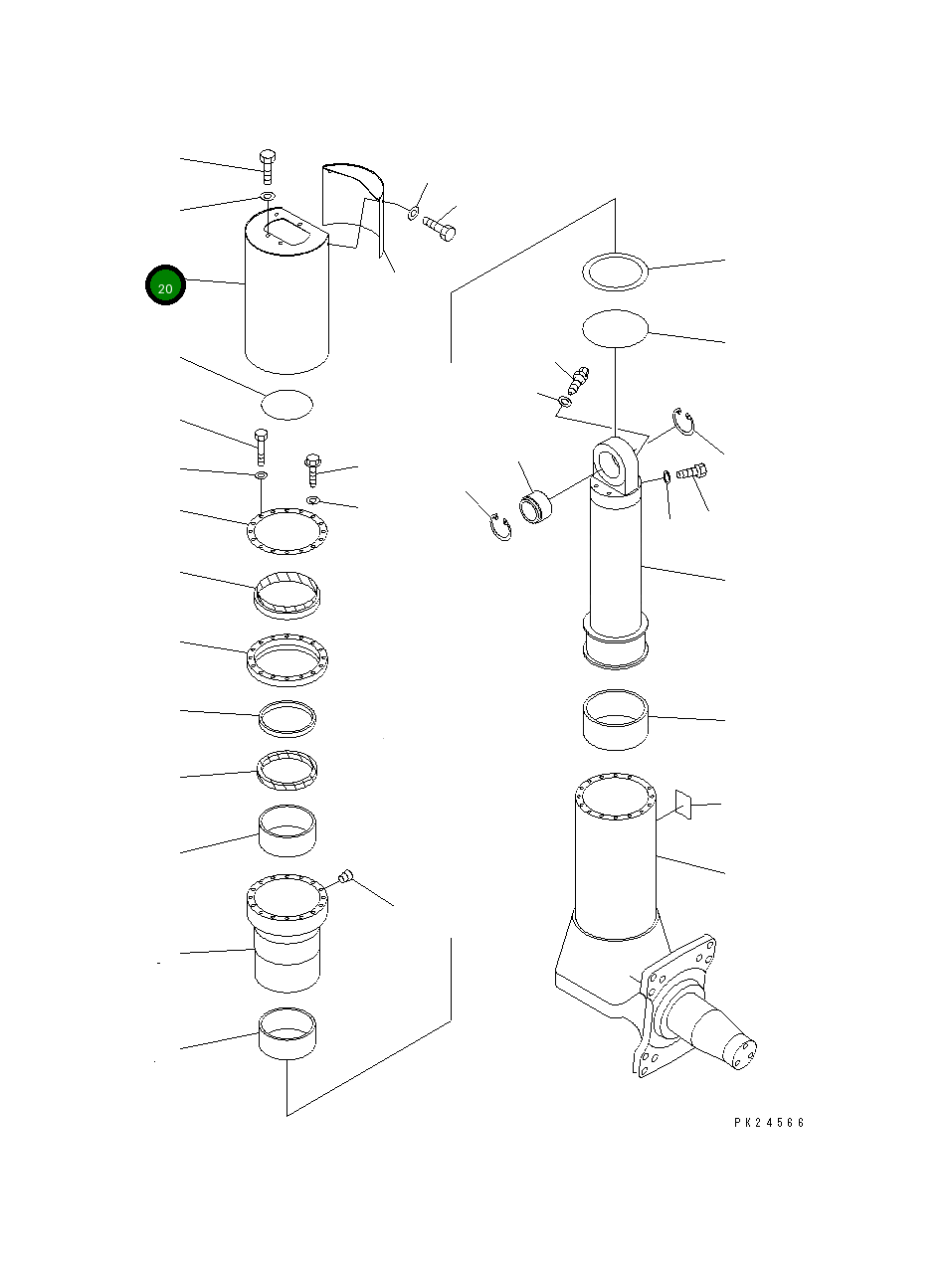 Крышка 567-50-41192 Komatsu