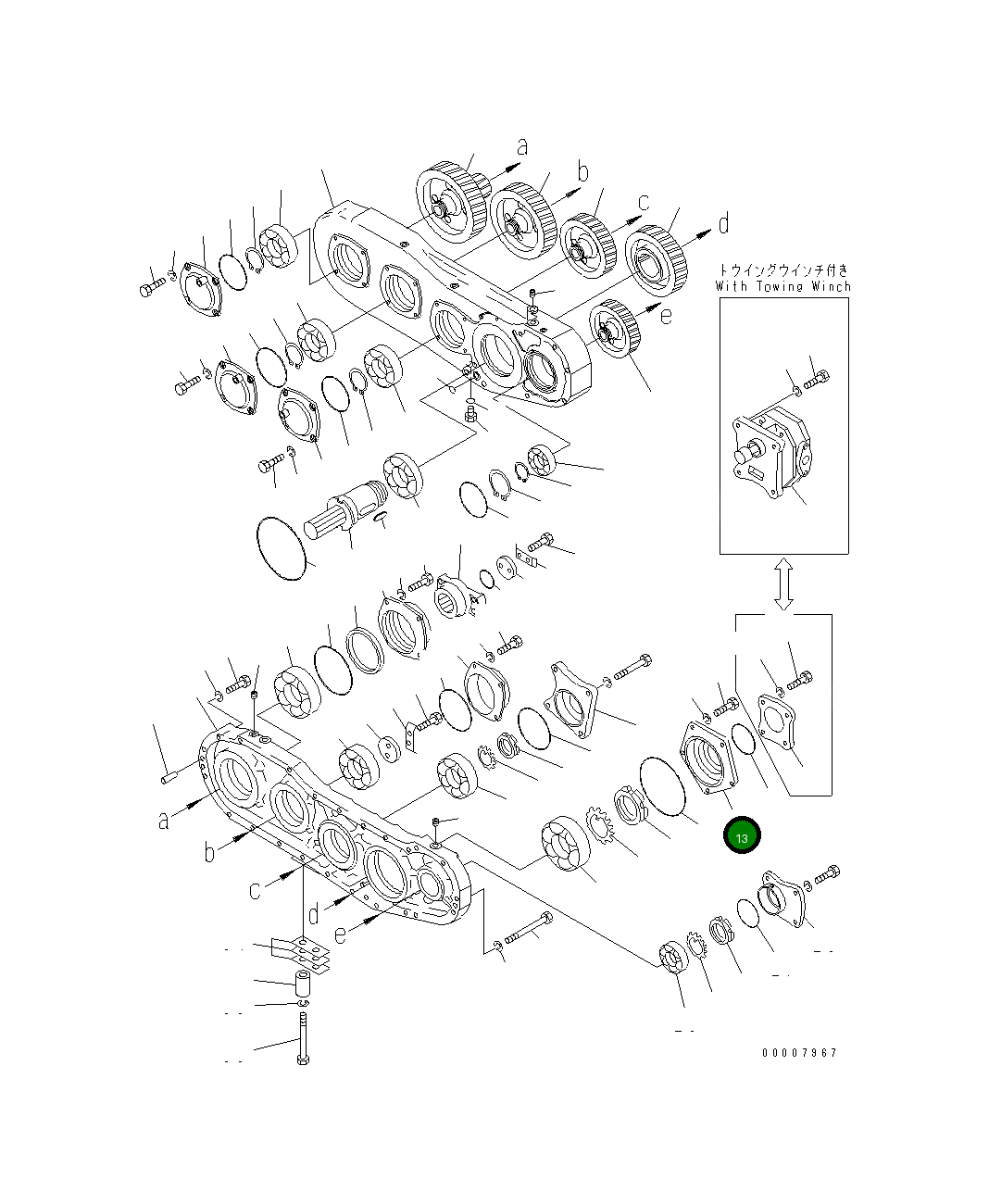 Крышка 176-38-41160 Komatsu