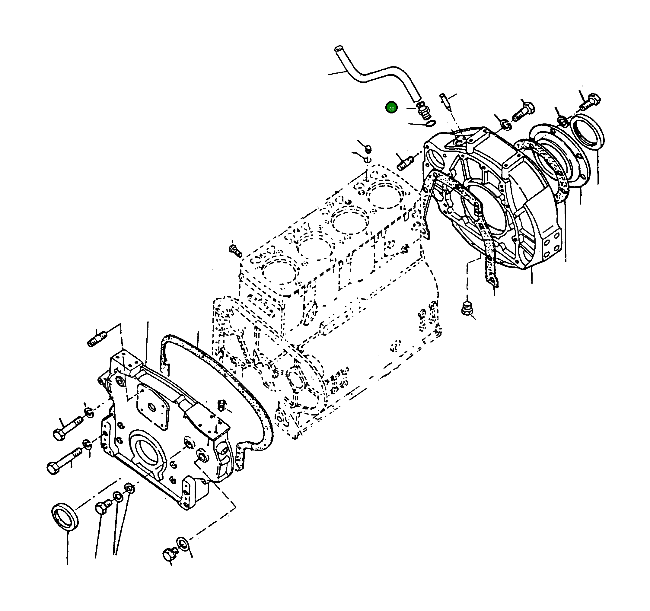 Крышка 2968768M91 Komatsu