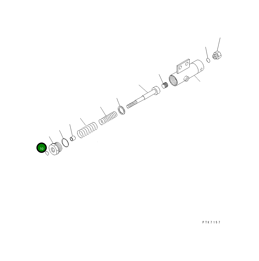 Кольцо уплотнительное (O-Ring) 07000-A2015 Komatsu