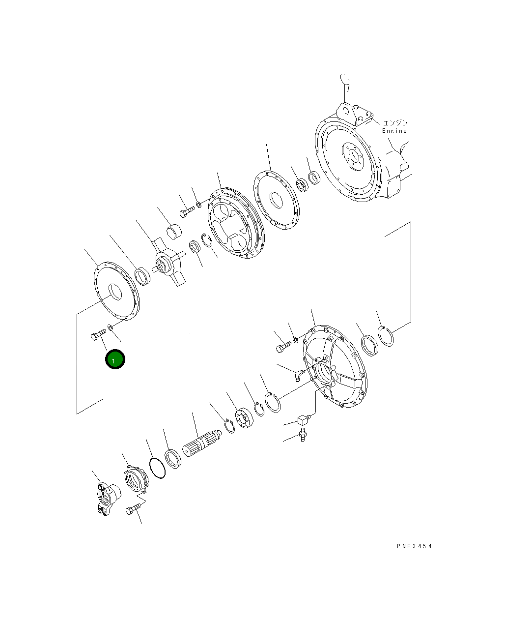 Болт 01010-31080  Komatsu