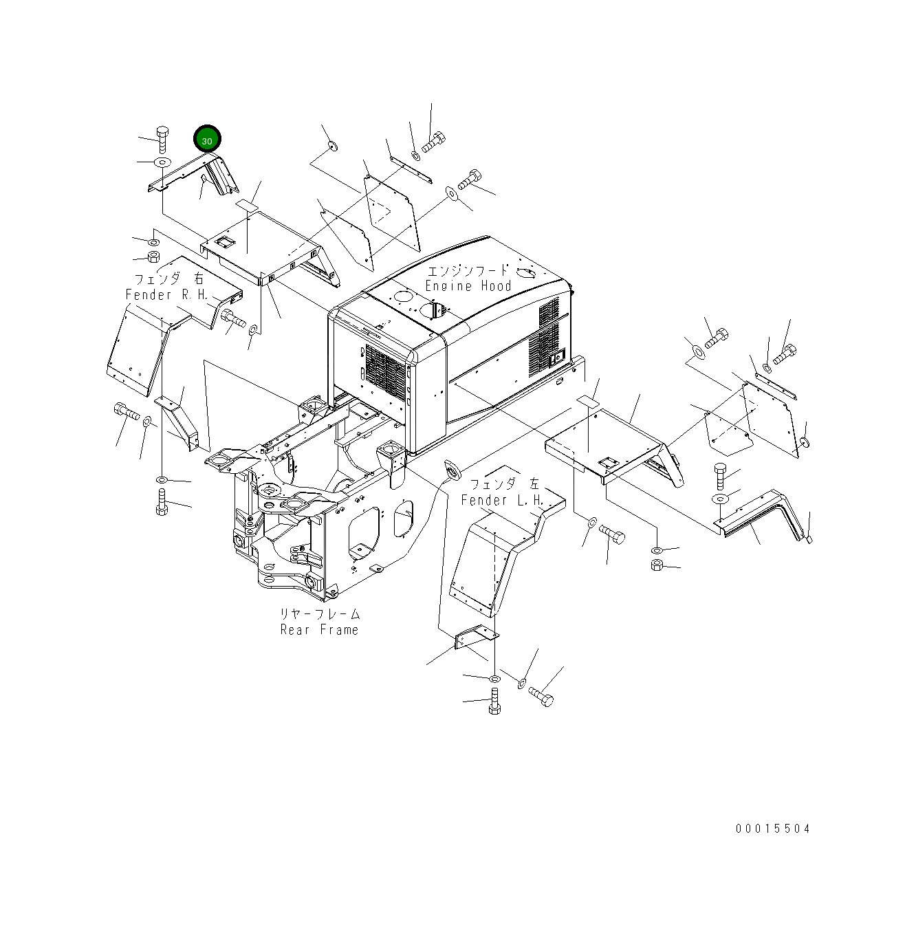 Крышка 418-54-34960 Komatsu