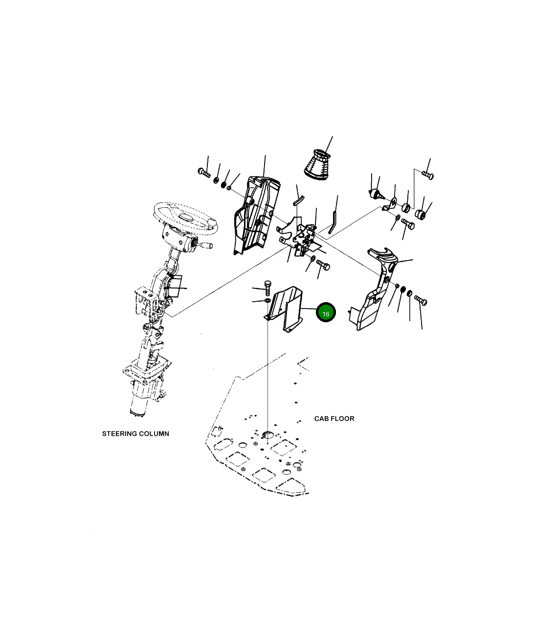 Крышка 419-54-42340 Komatsu