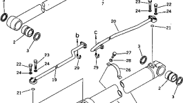 Цилиндр 206-63-K1130 Komatsu