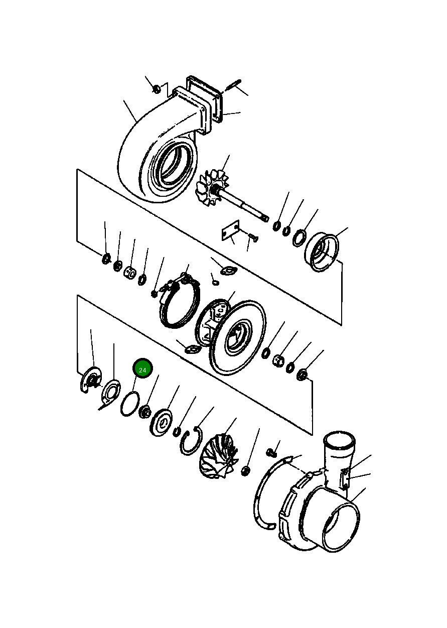 Кольцо уплотнительное (O-Ring) 1268 543 H1  Komatsu