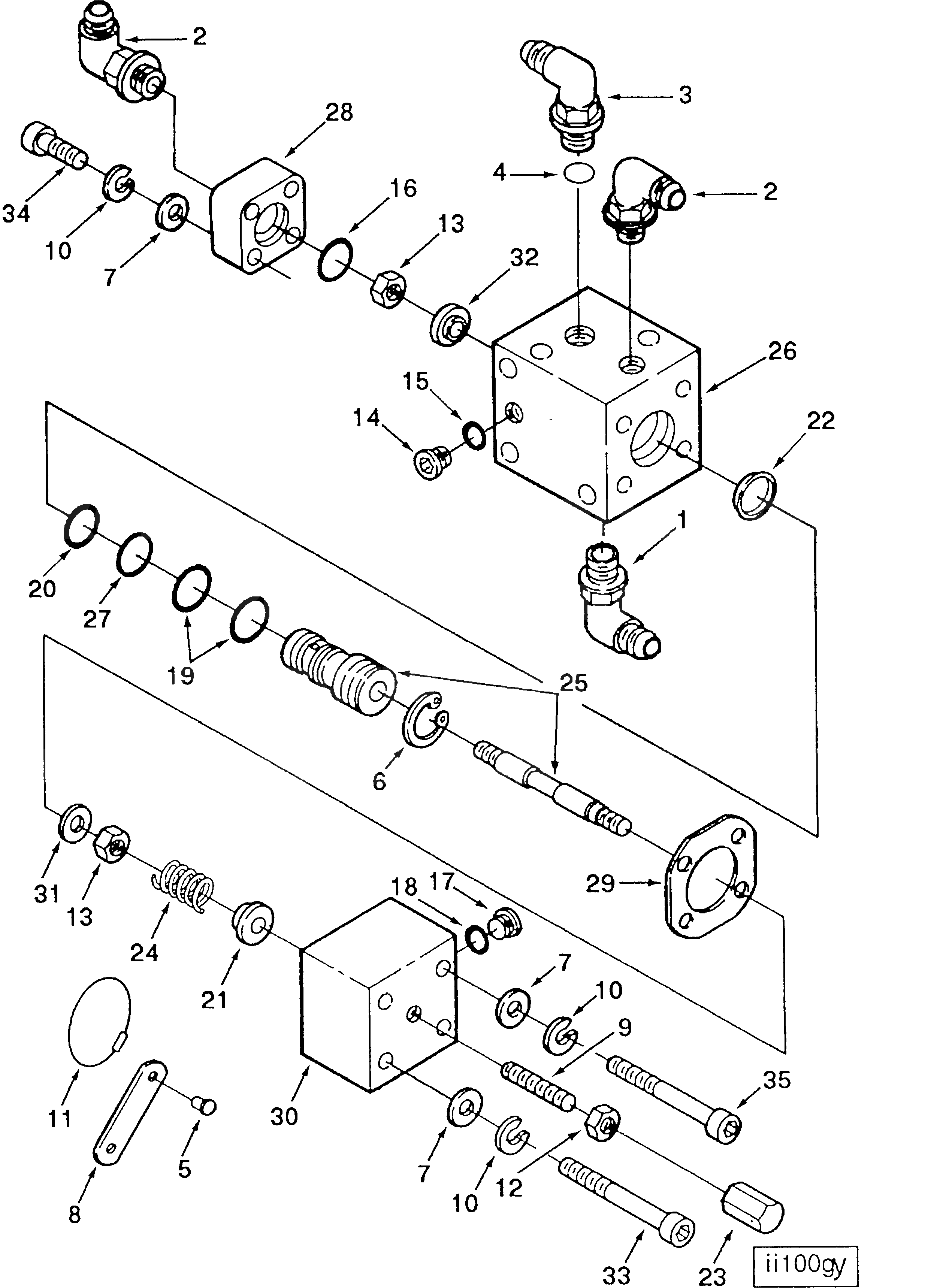 Болт CU3073999 Komatsu