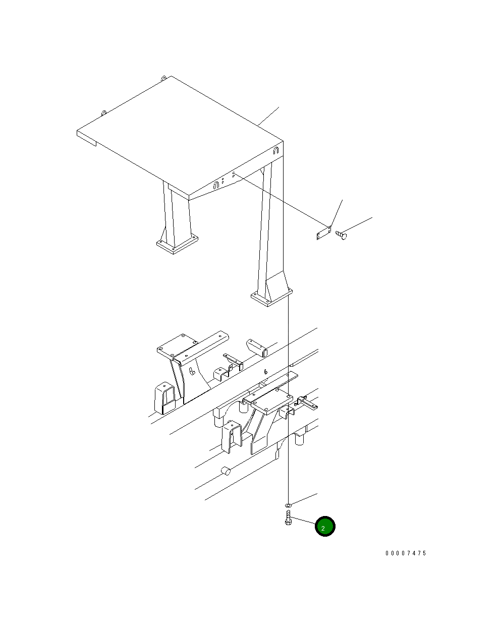 Болт 01010-52485 Komatsu
