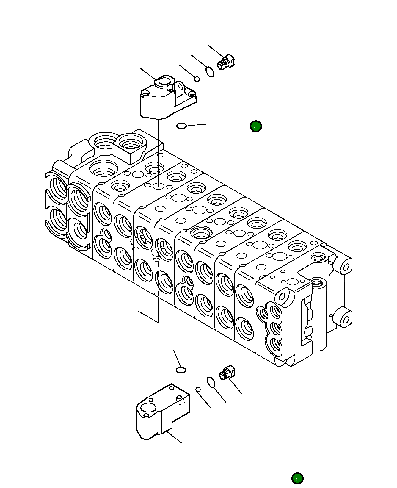 Кольцо уплотнительное (O-Ring) 890001577  Komatsu