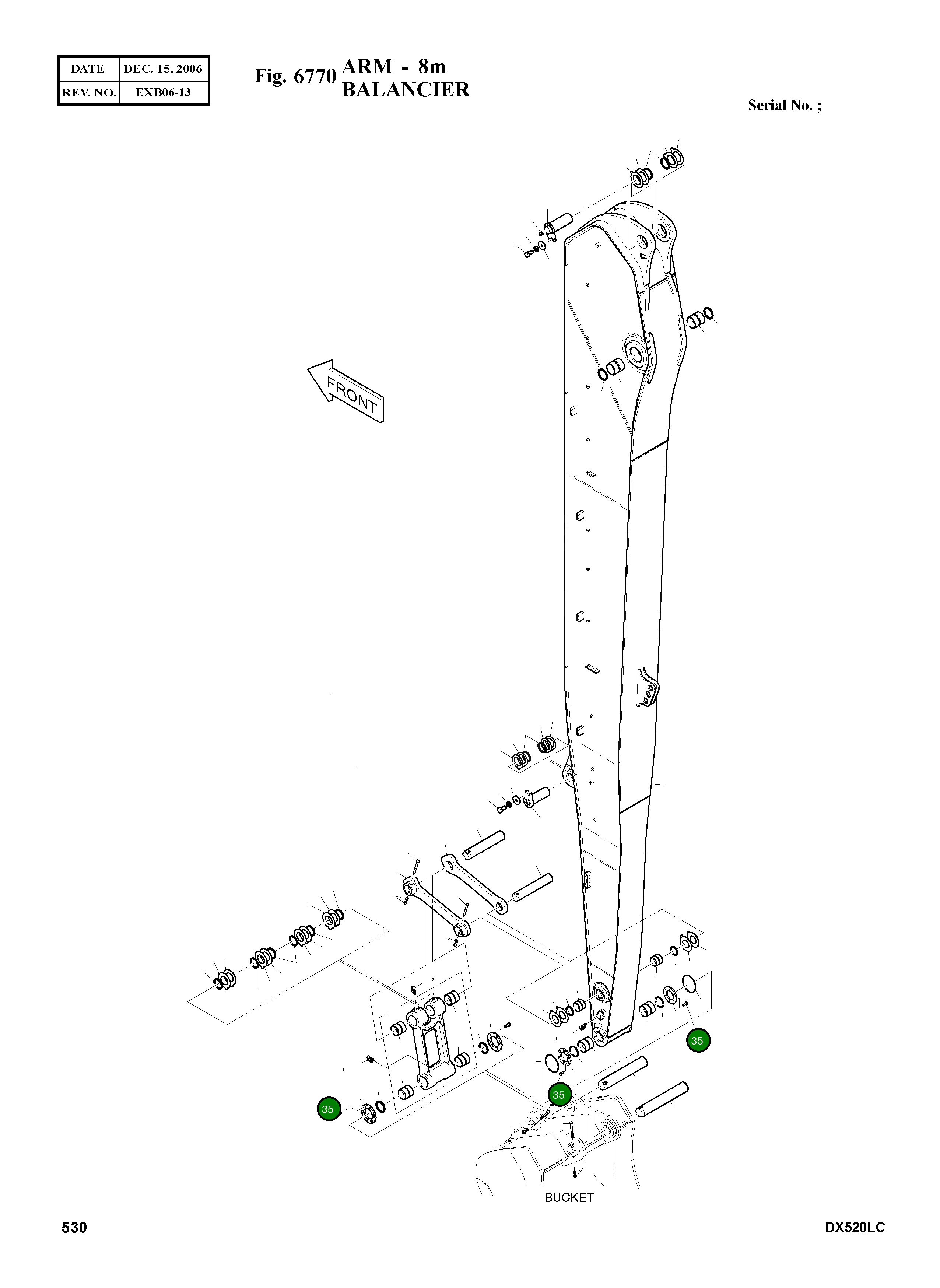 Болт S0712066 Komatsu