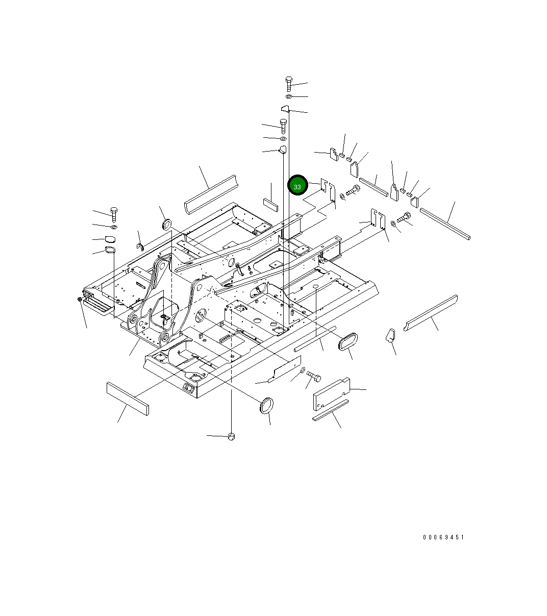 Крышка 20Y-54-75970 Komatsu