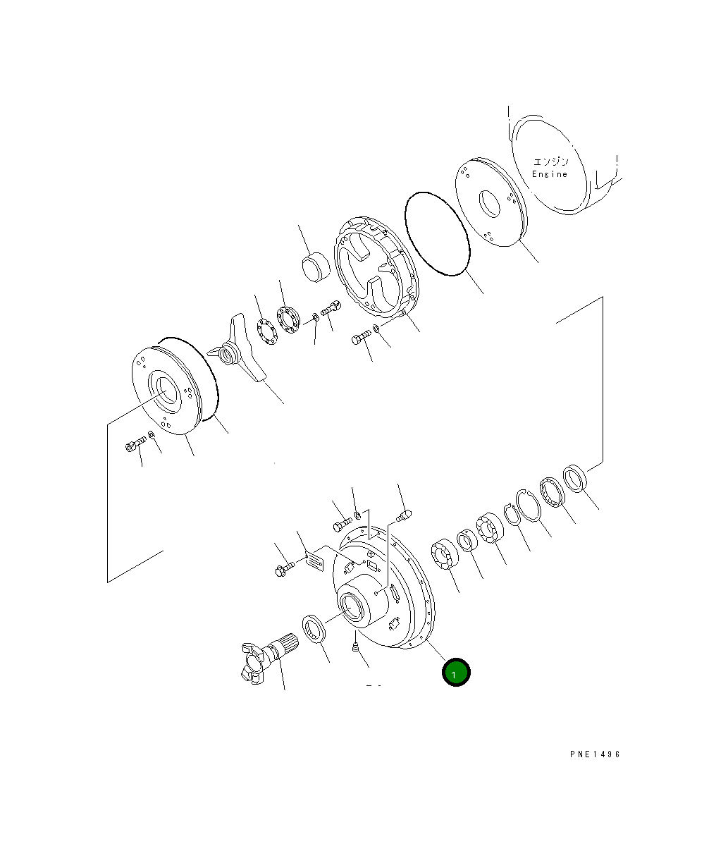 Крышка 427-12-11117 Komatsu