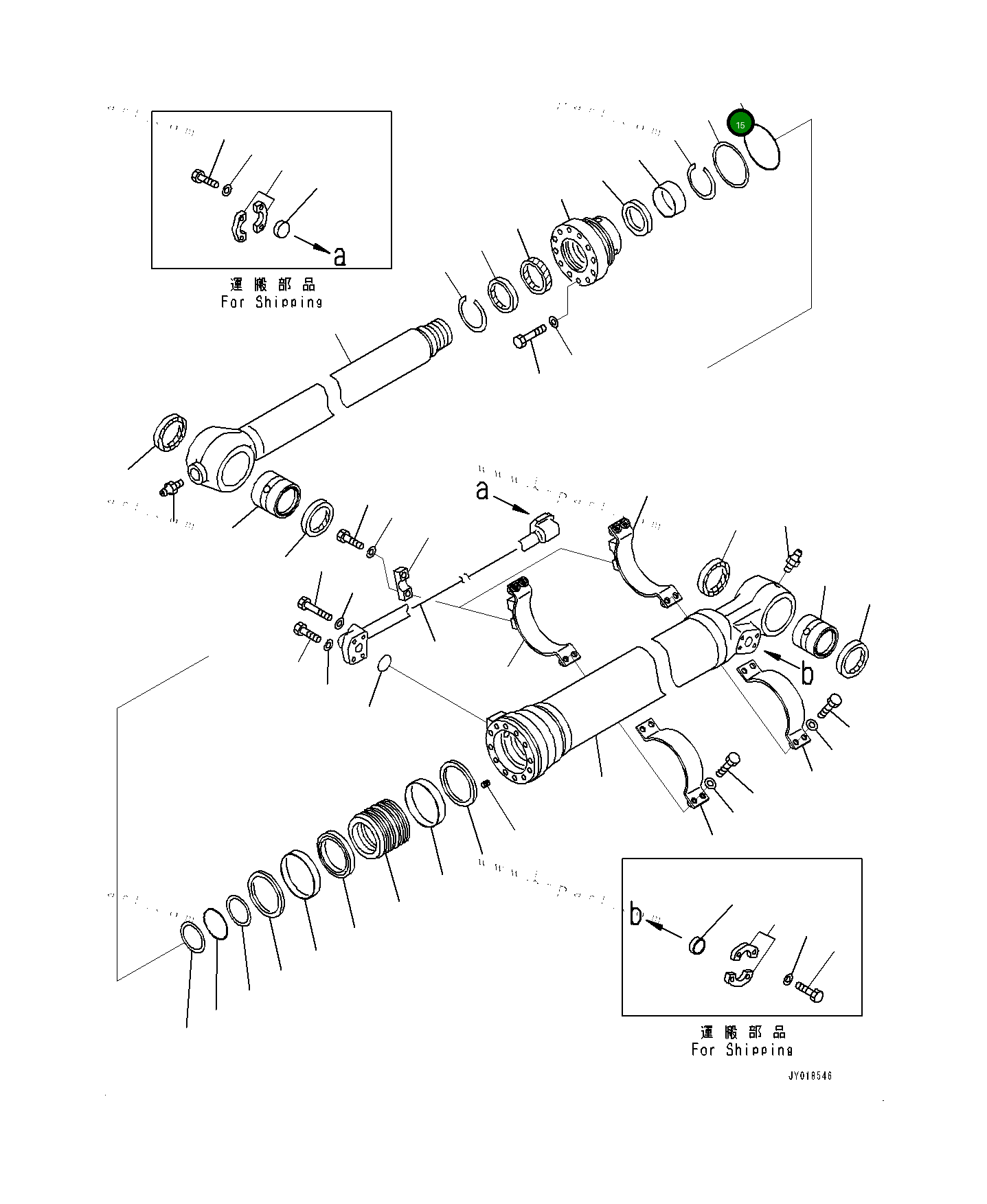 Кольцо уплотнительное (O-Ring) 07000B5115  Komatsu