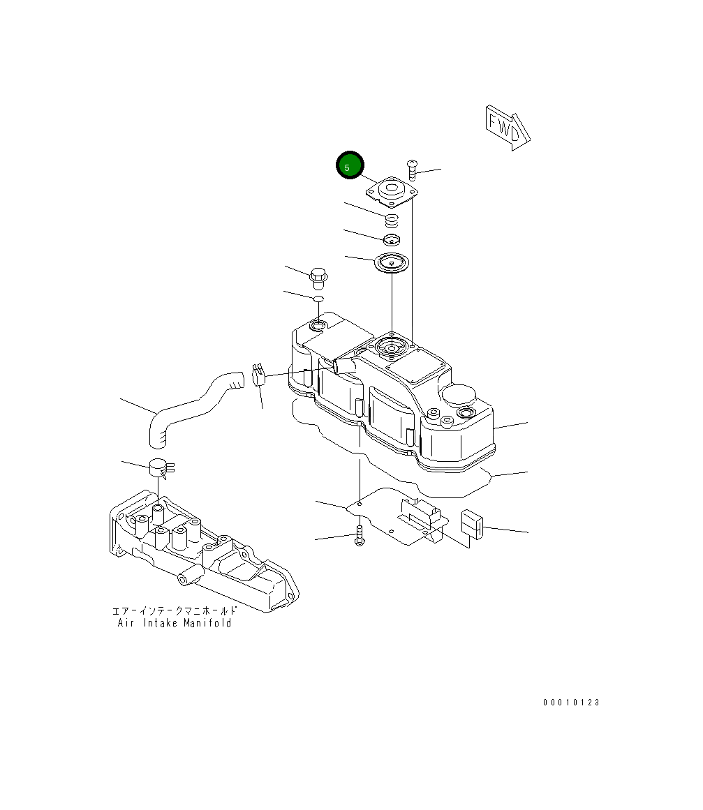 Крышка 457-692 Komatsu