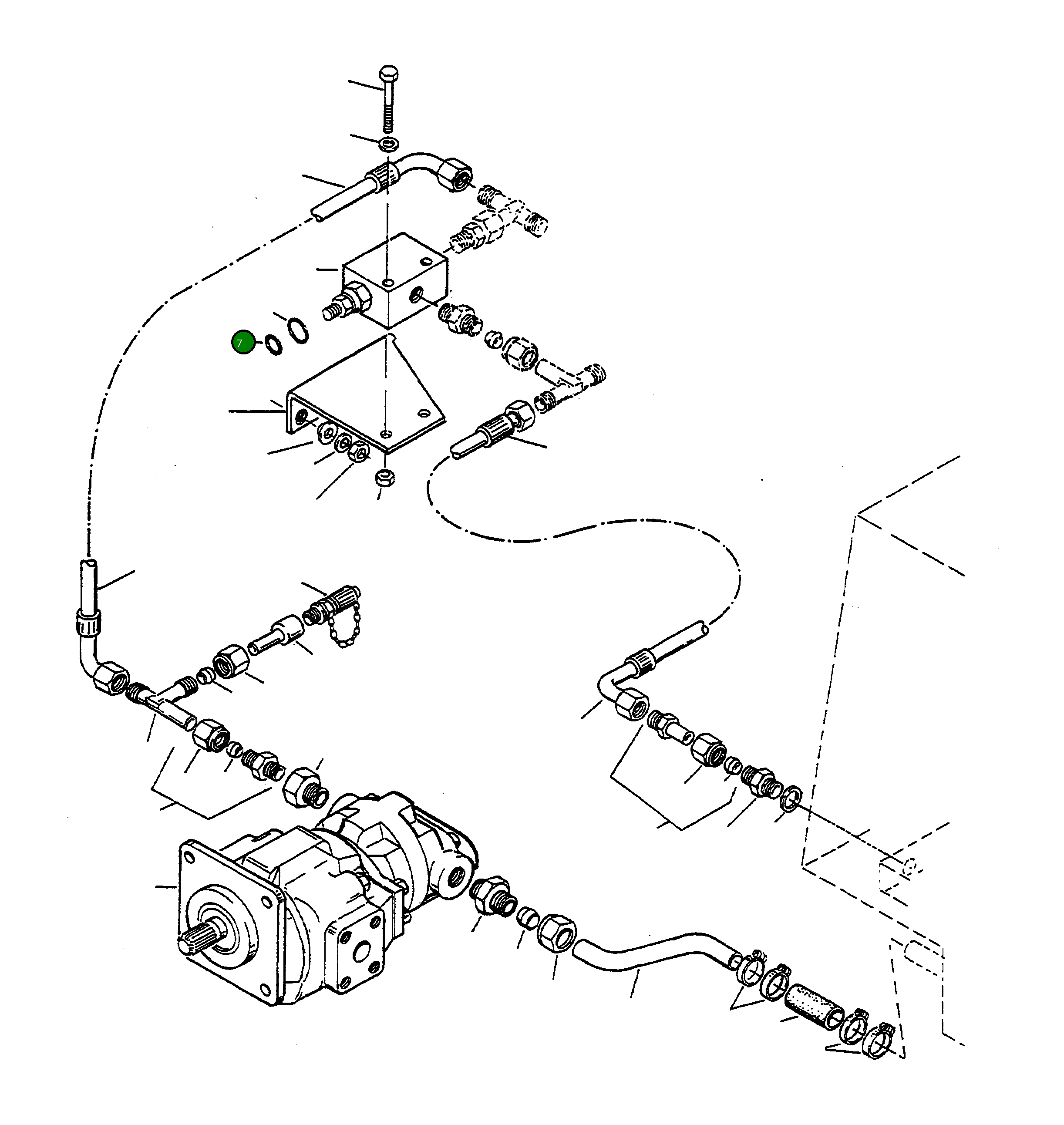Кольцо уплотнительное (O-Ring) 4910171M1  Komatsu