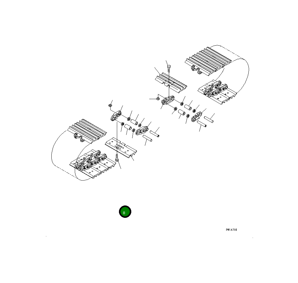 Болт 206-32-31210 Komatsu