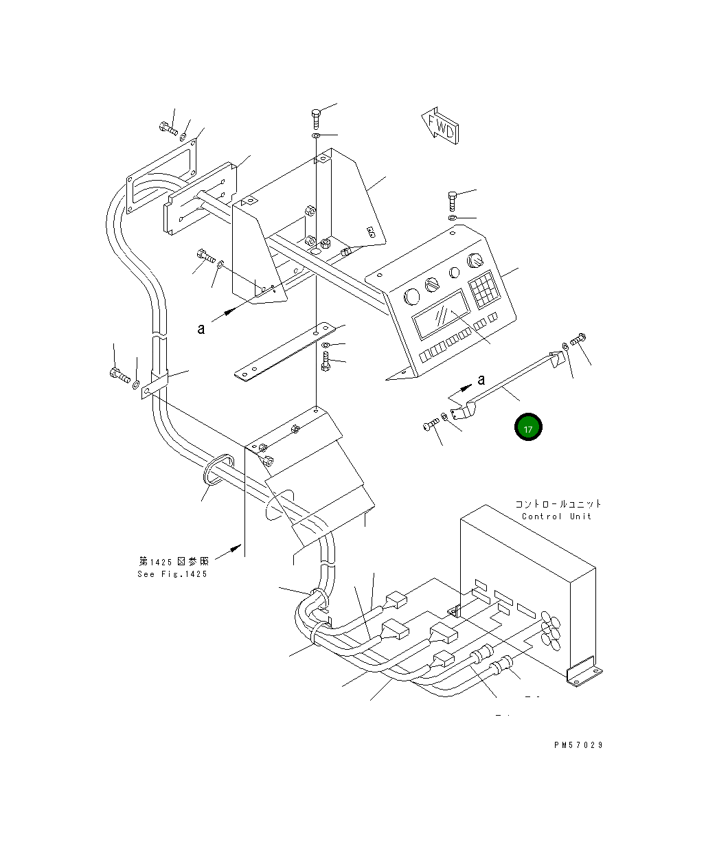 Крышка 277-06-55220 Komatsu