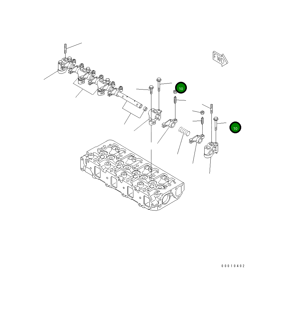 Болт 456-775  Komatsu