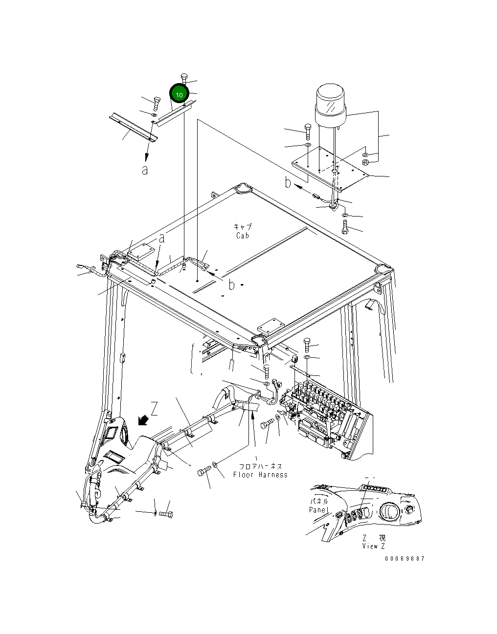 Крышка 423-957-4151 Komatsu