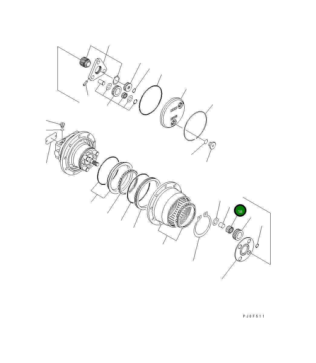 Кольцо FUFZD8272138 Komatsu