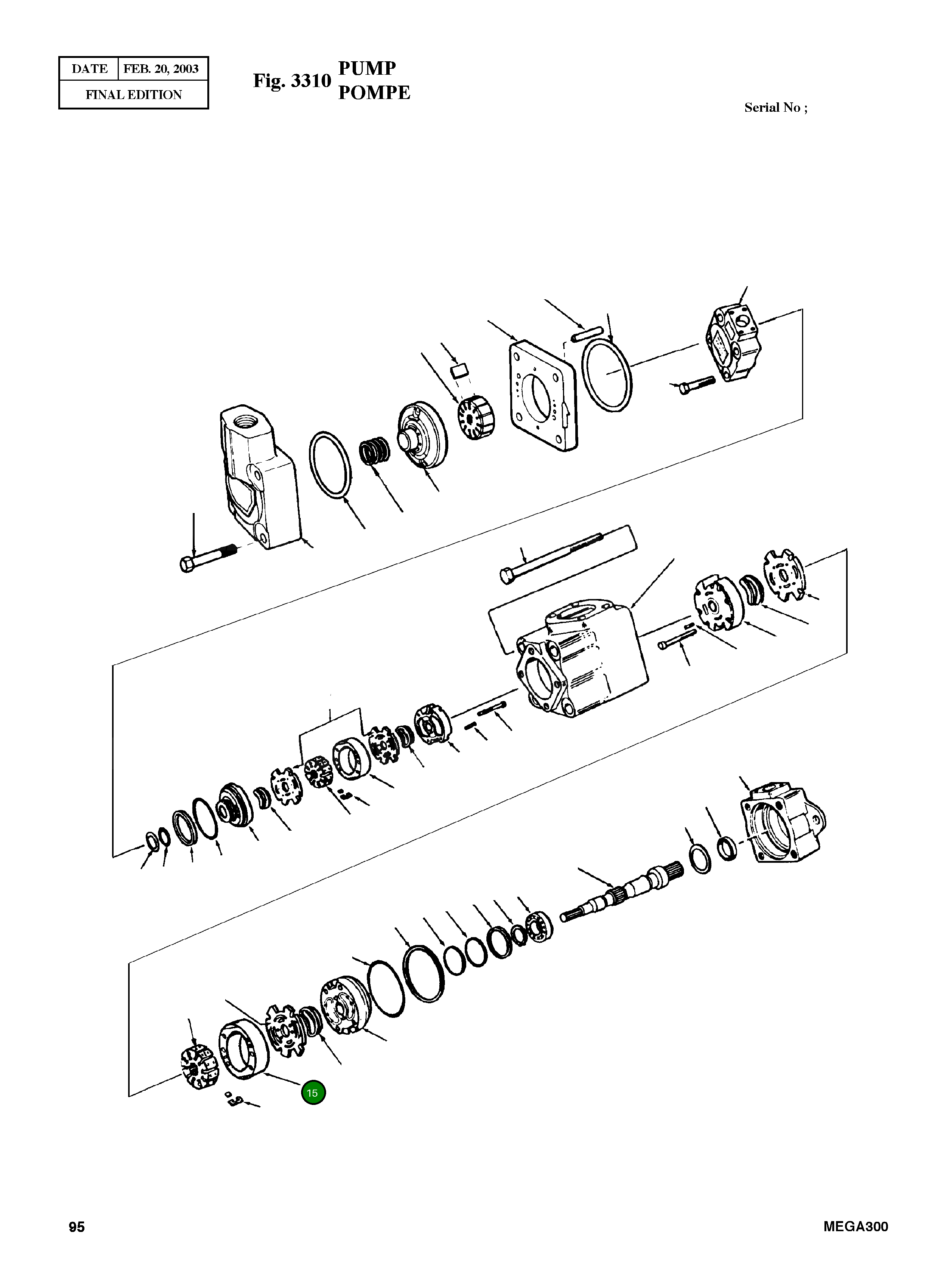 Кольцо 319396 Komatsu