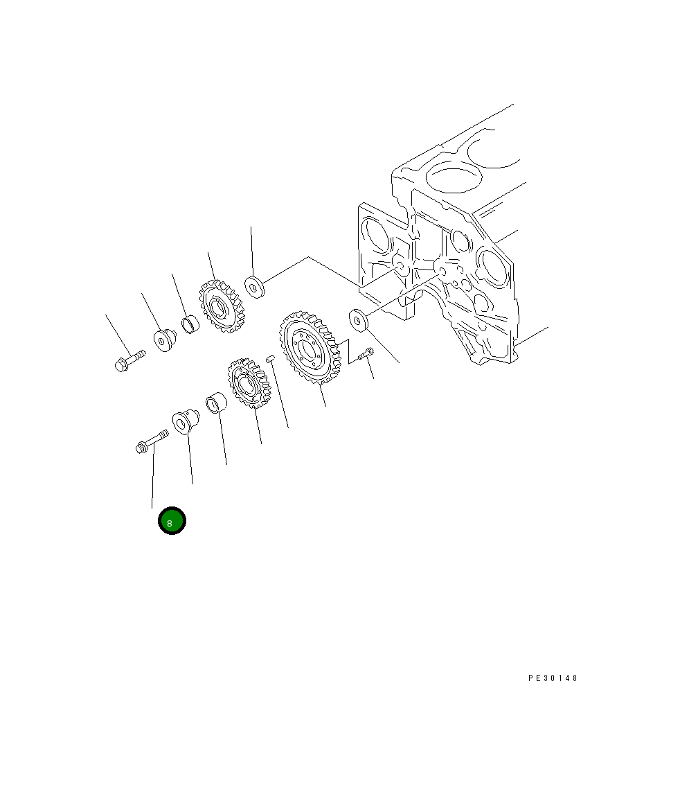 Болт 6210-21-2440 Komatsu