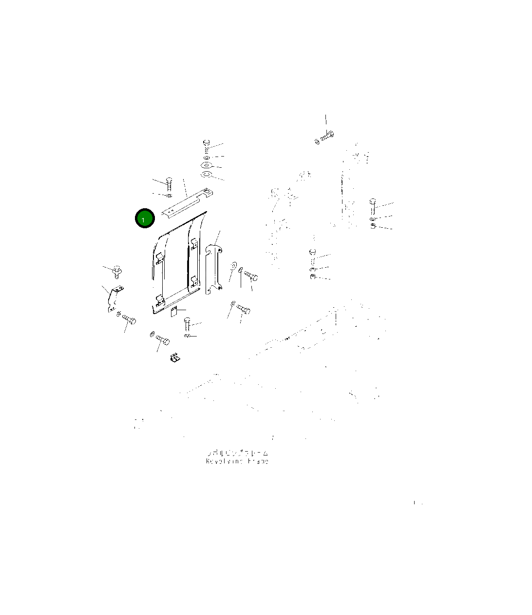 Крышка 2A6-54-11961 Komatsu