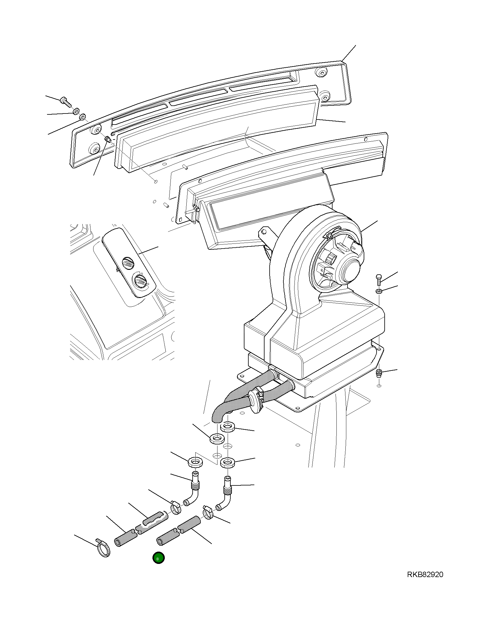 Крышка 42N-62-16880  Komatsu