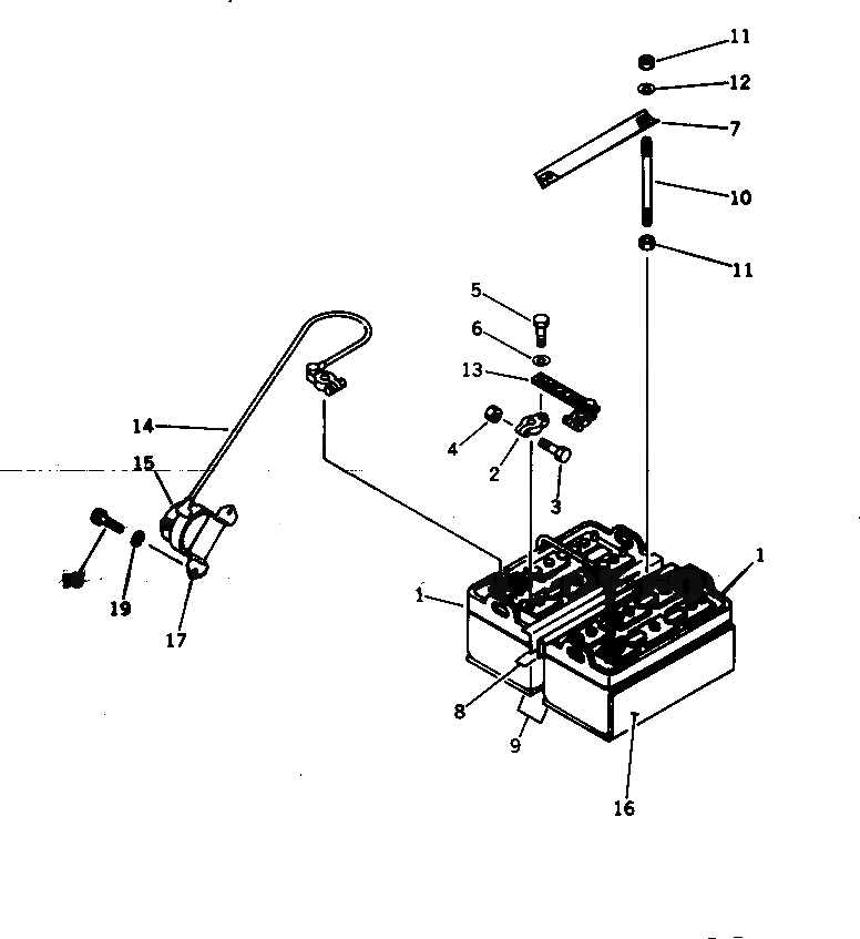 Болт 01010-31816  Komatsu
