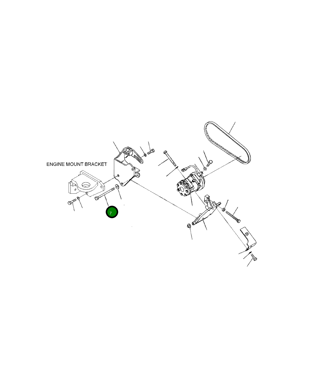 Болт 424-S62-4290  Komatsu