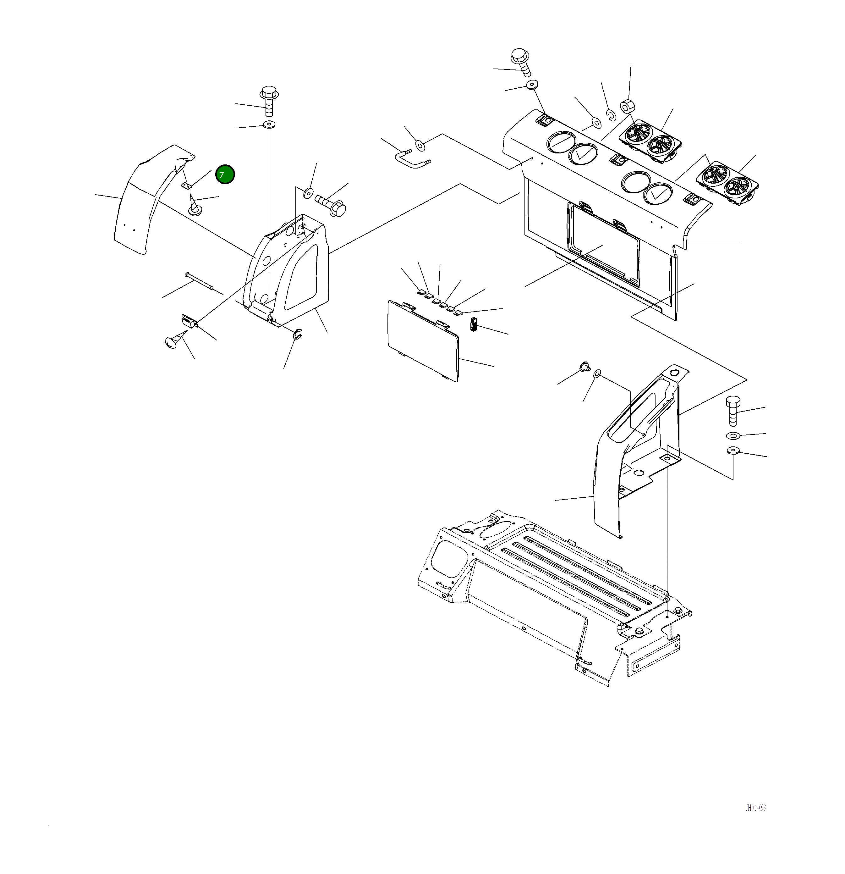 Крышка 2A5-53-13171 Komatsu