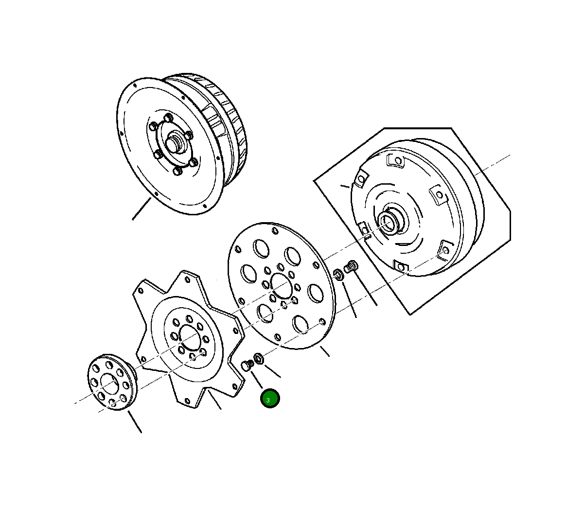 Болт CA0020842 Komatsu