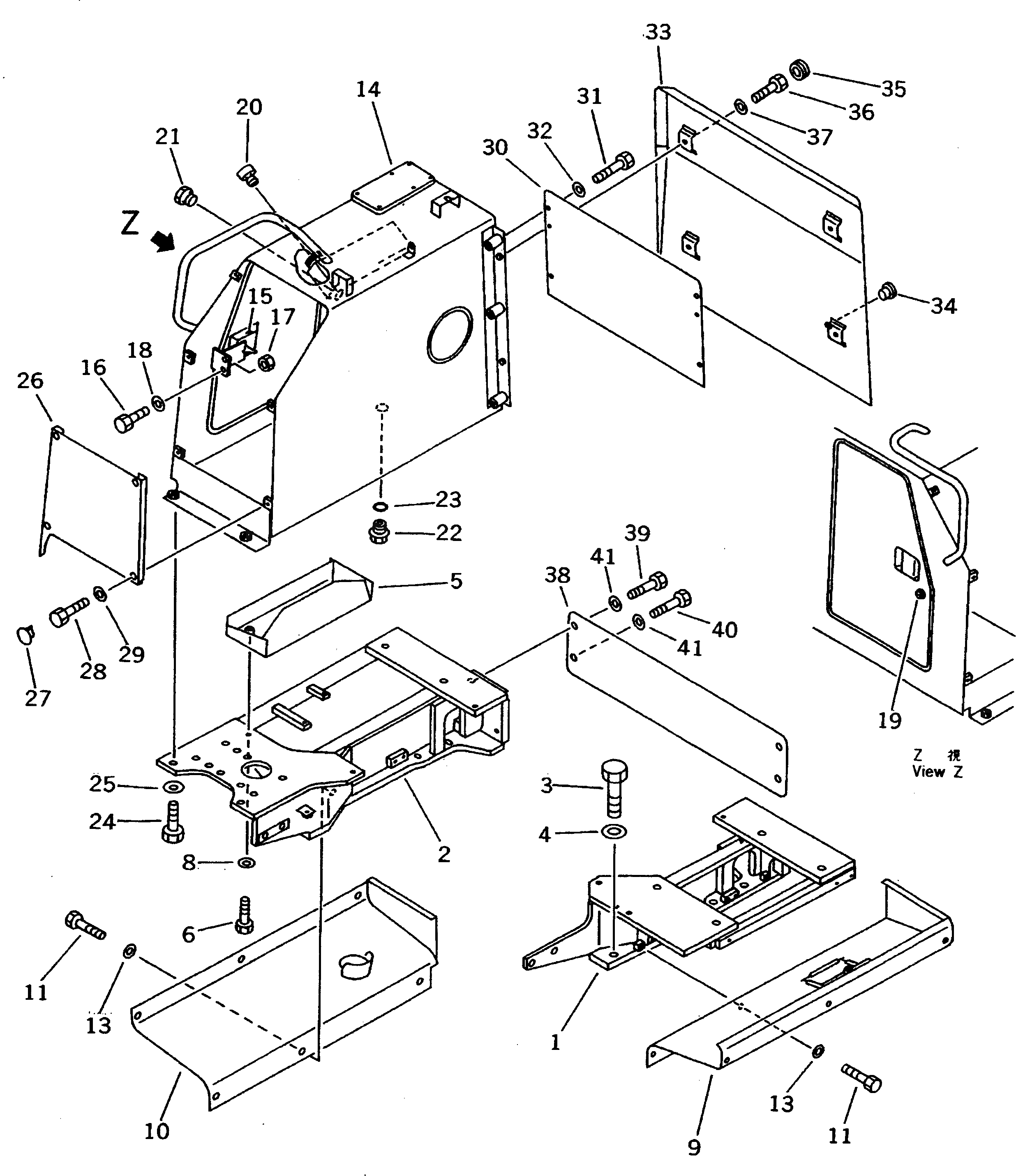 Крышка 114-54-44520  Komatsu
