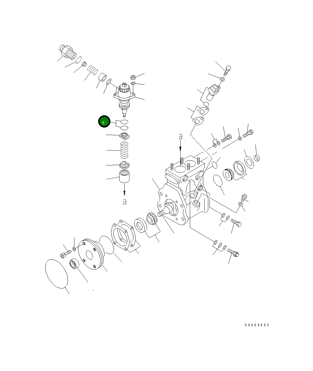 Кольцо уплотнительное (O-Ring) ND094086-0100 Komatsu