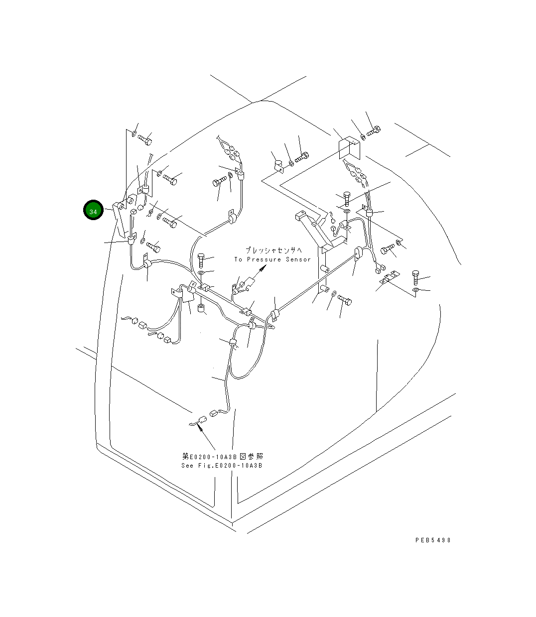 Крышка 20Y-06-22320  Komatsu