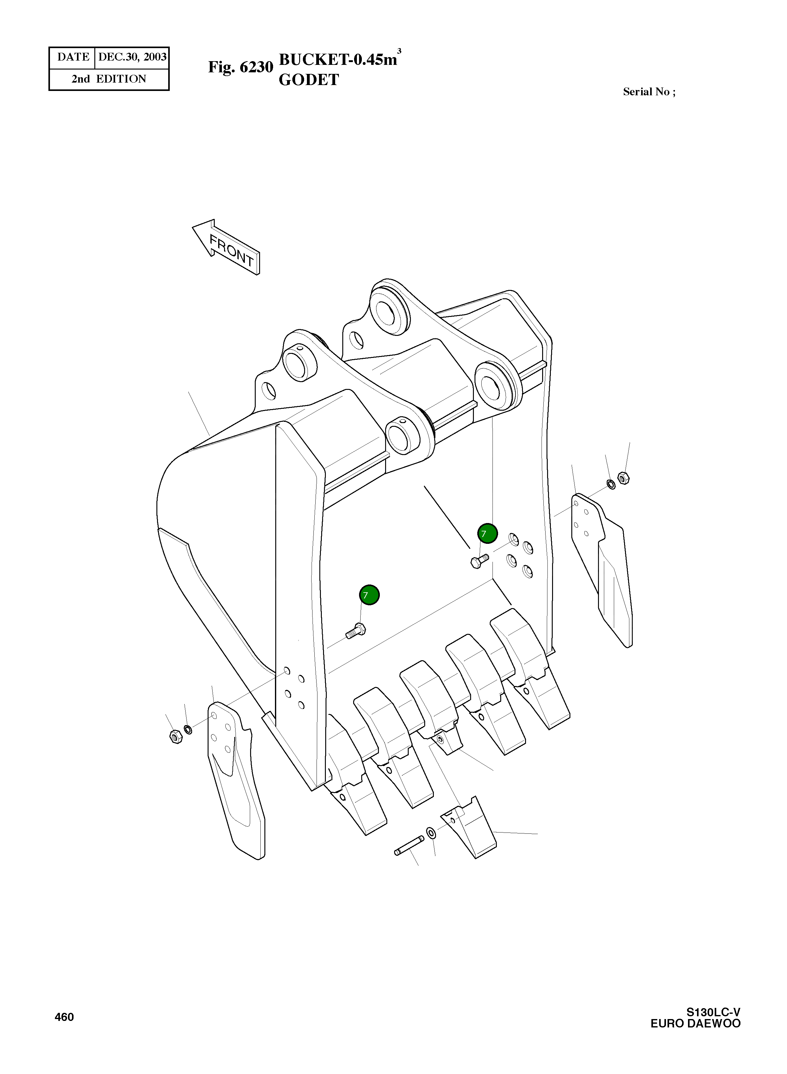 Болт S0569961 Komatsu