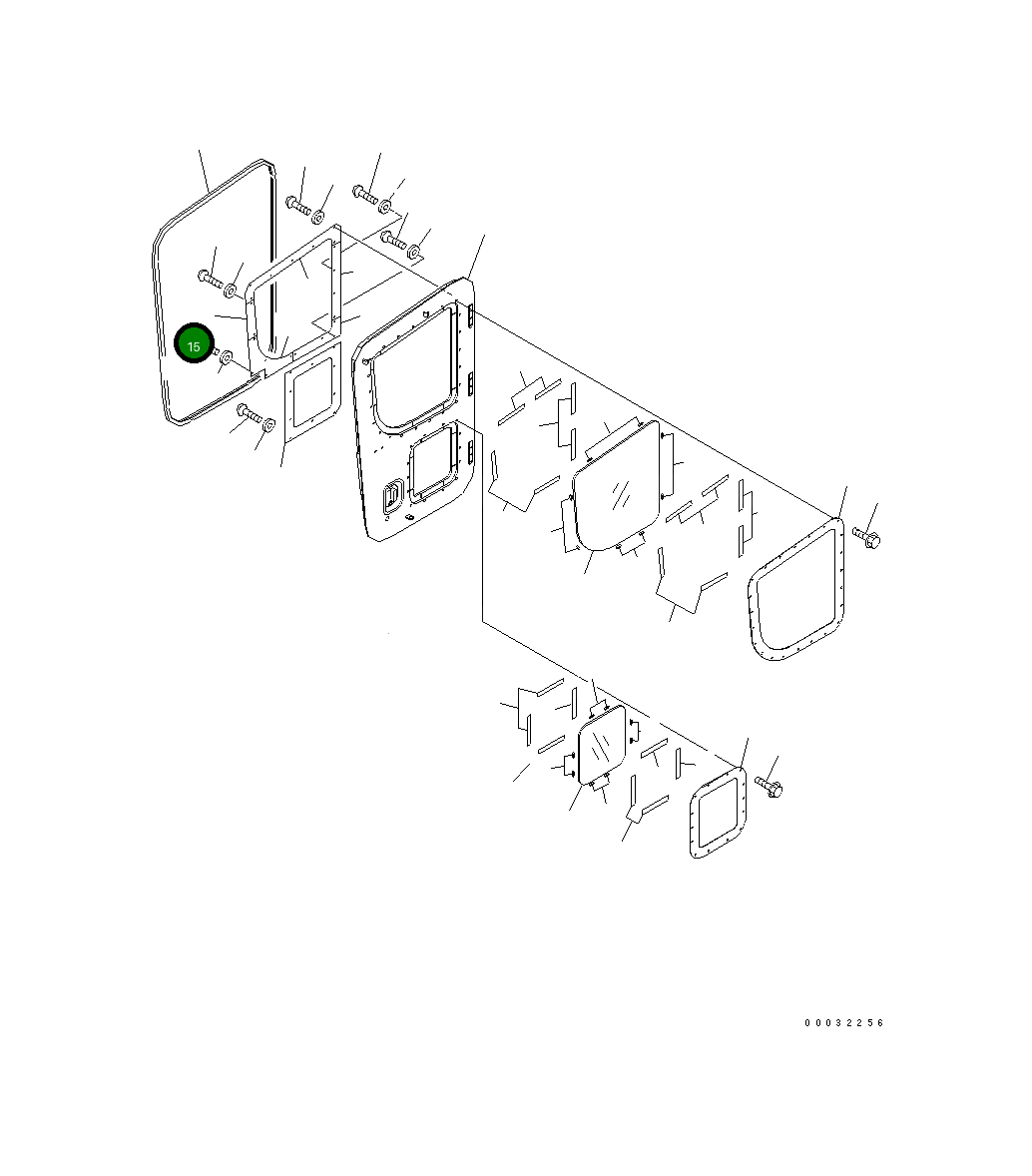 Крышка 207-54-79480 Komatsu