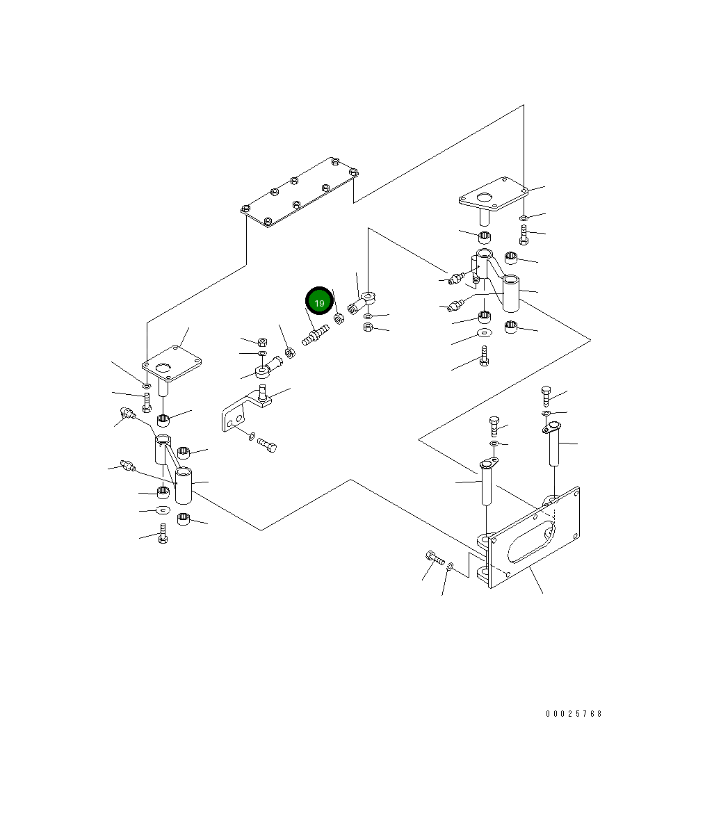 Болт 144-916-3170 Komatsu