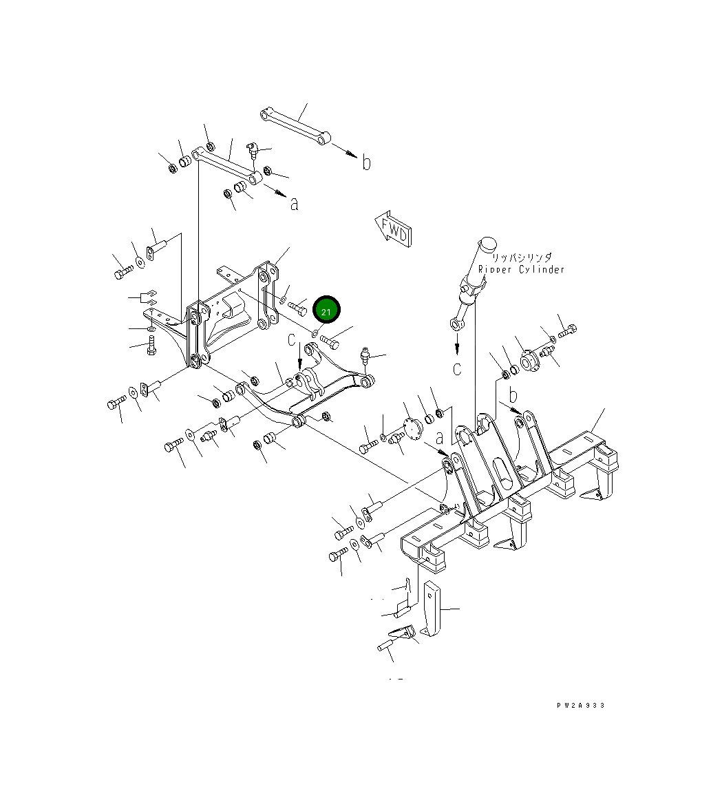 Болт 01010-82455 Komatsu