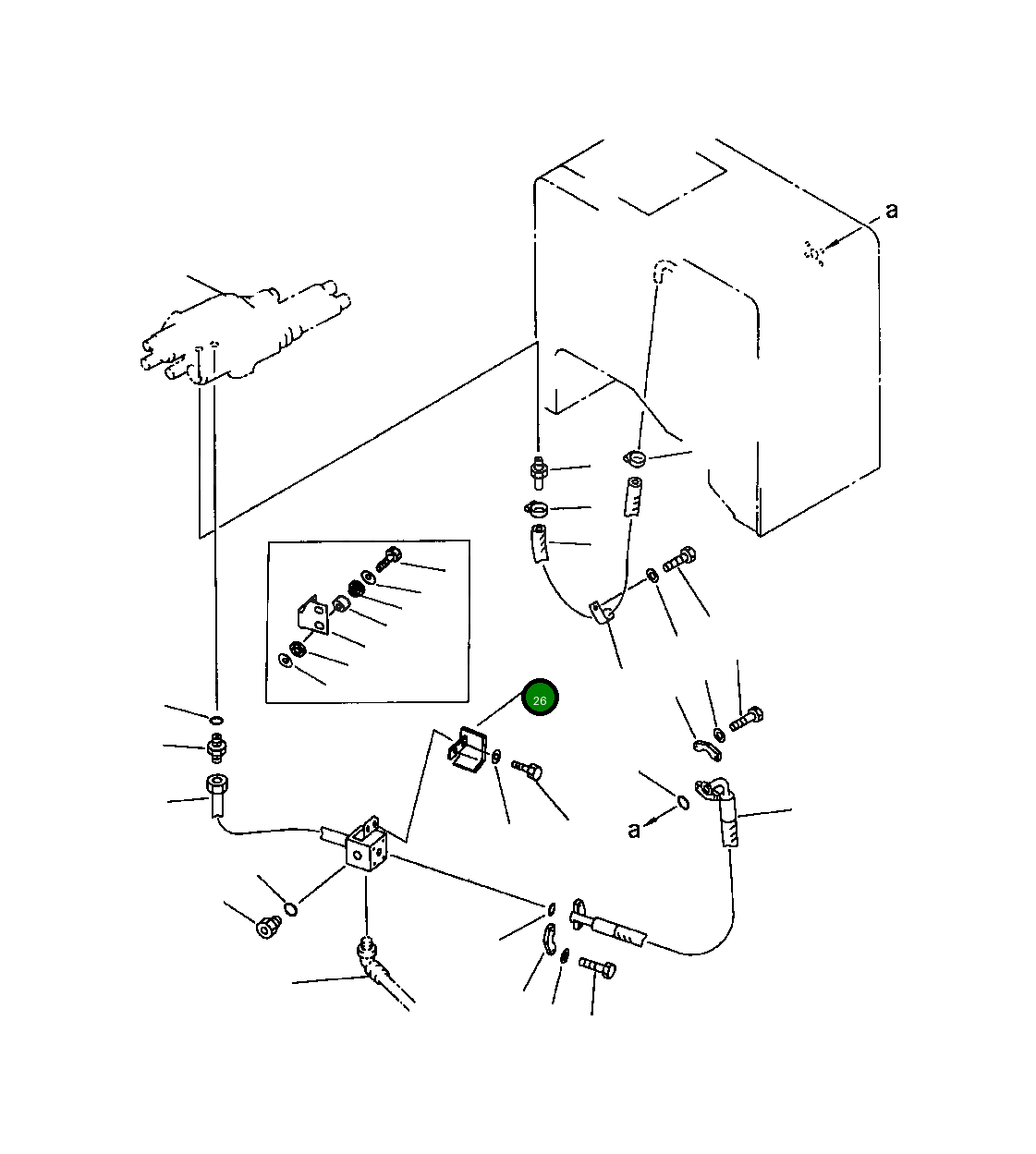 Крышка 418-54-11620  Komatsu