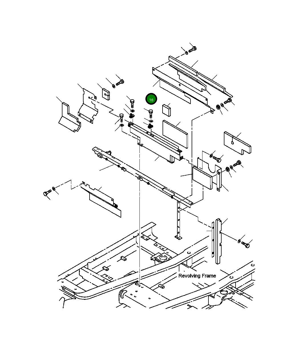 Крышка 208-54-61840 Komatsu