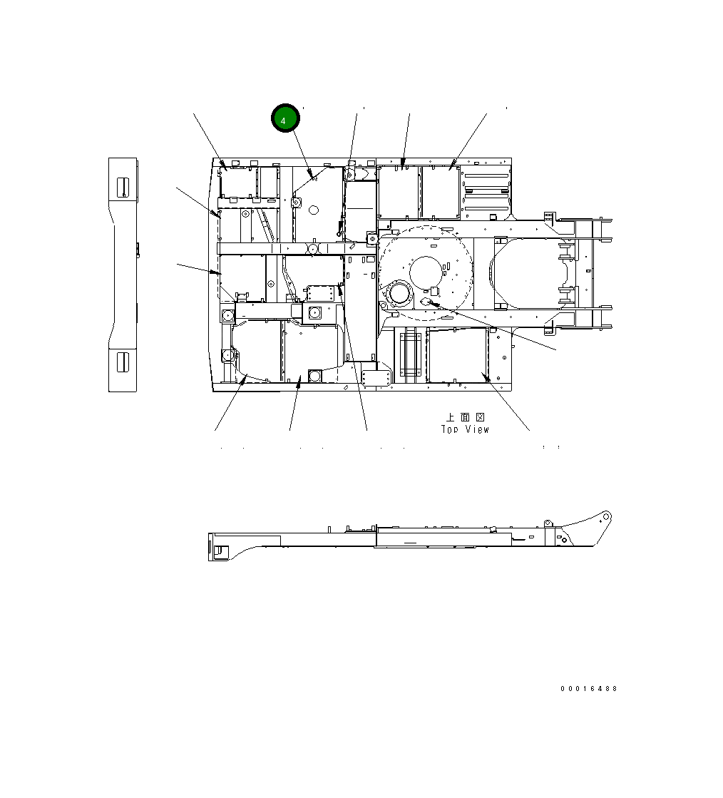 Крышка 14S-54-24122 Komatsu