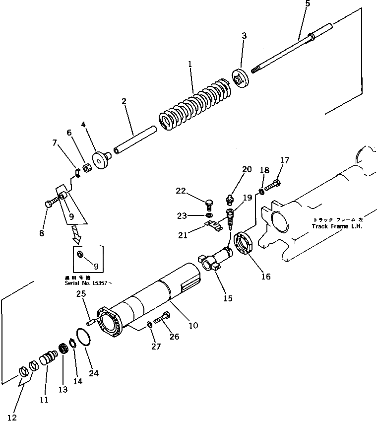 Болт 01010-52795 Komatsu
