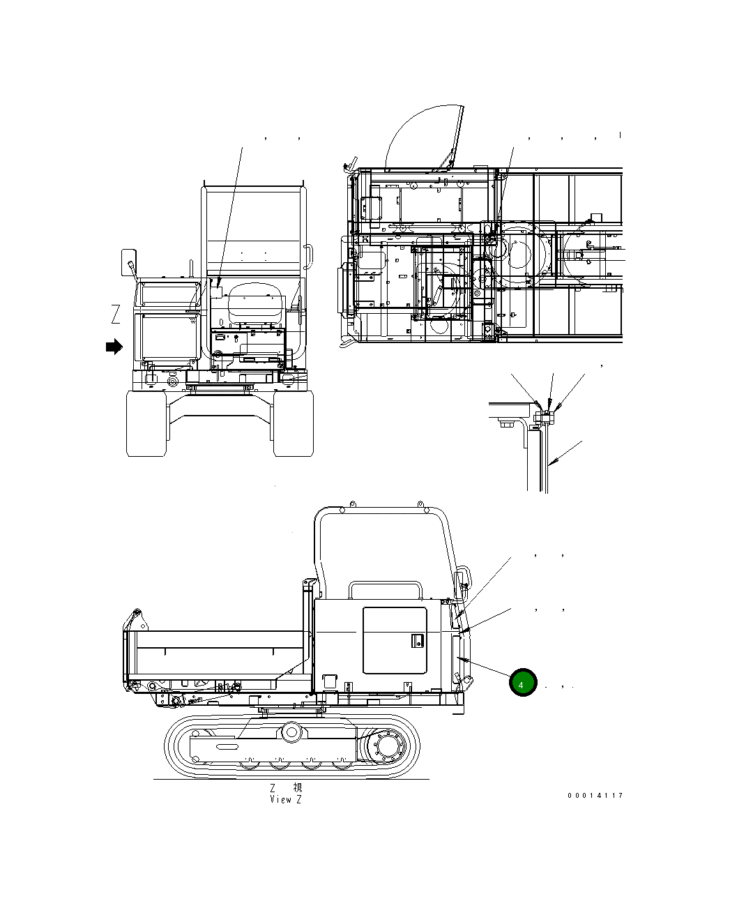 Крышка 10P-54-11680 Komatsu