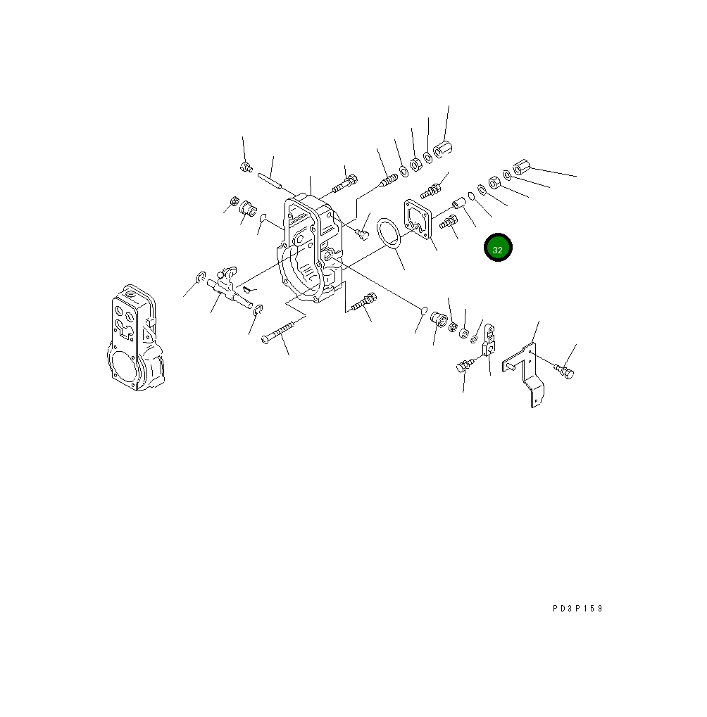 Кольцо уплотнительное (O-Ring) ND049140-5740  Komatsu