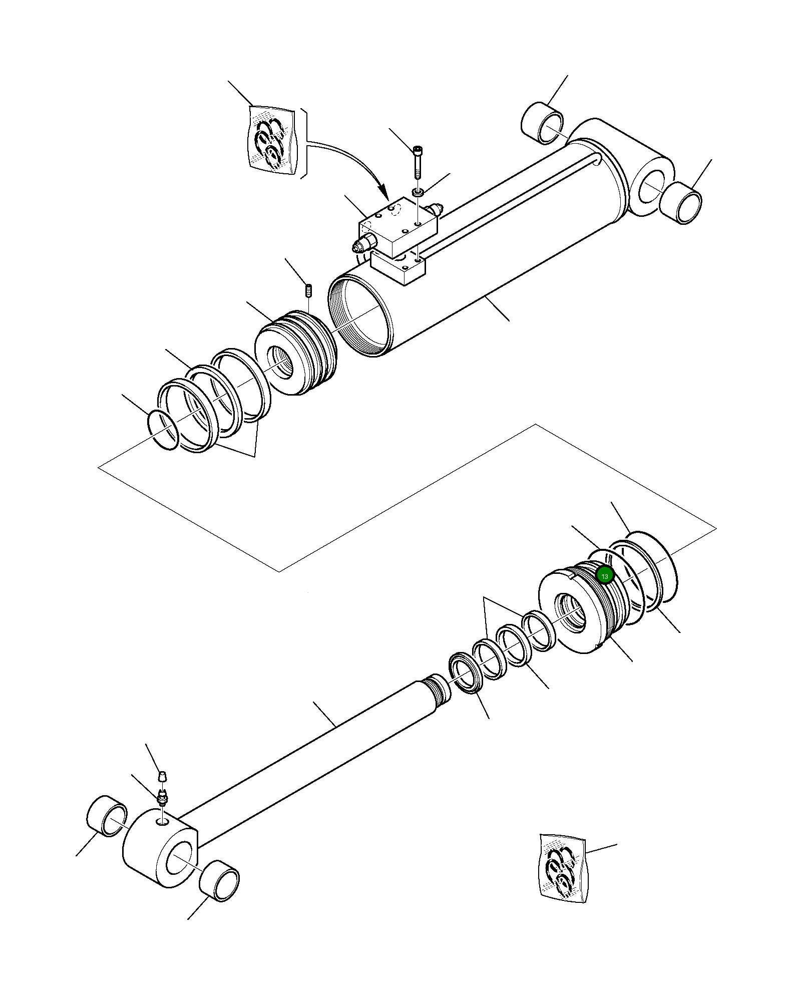 Кольцо уплотнительное (O-Ring) FDT1491234 Komatsu