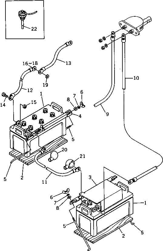 Болт DY00101-16020  Komatsu