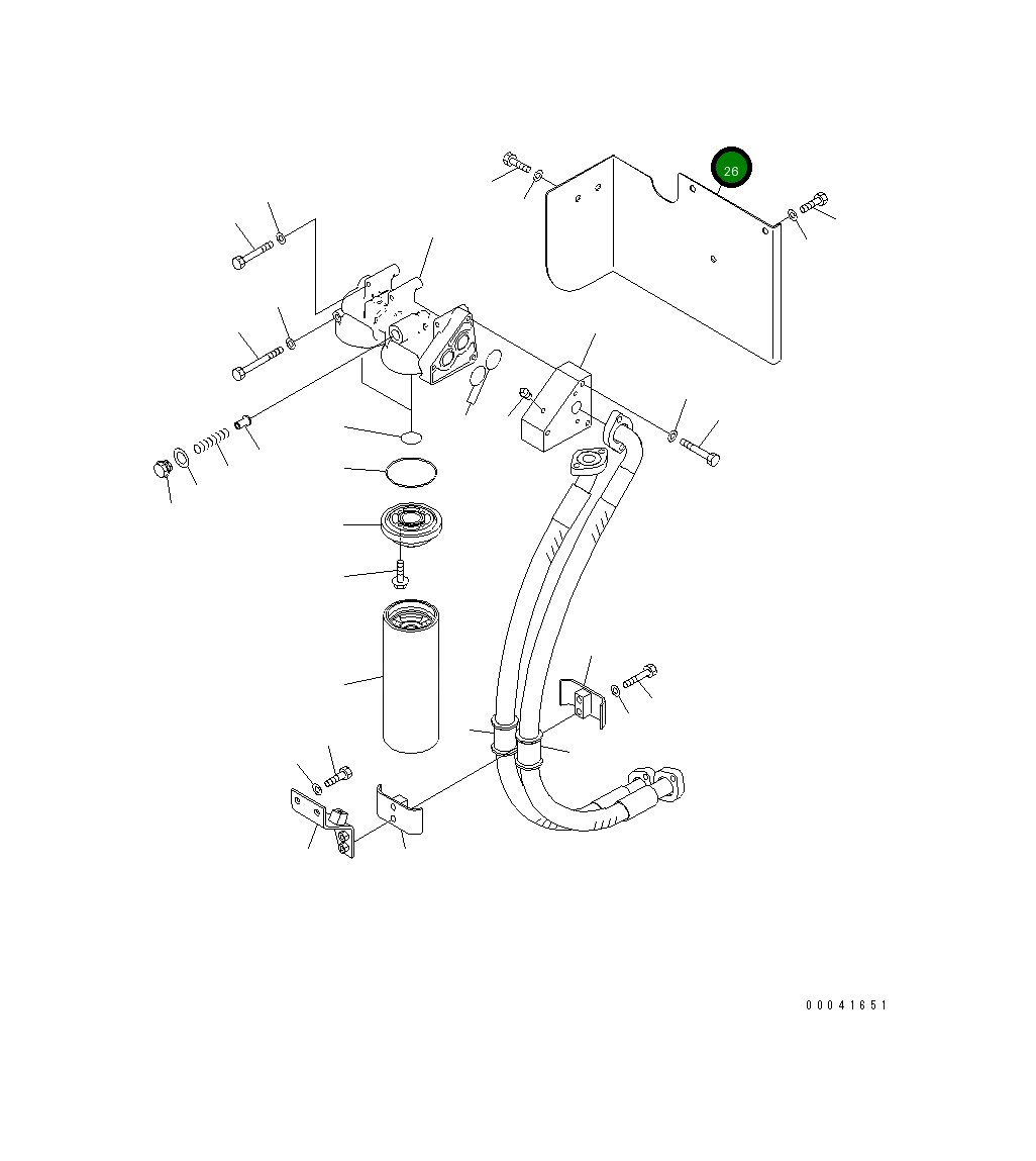 Крышка 209-54-42351 Komatsu