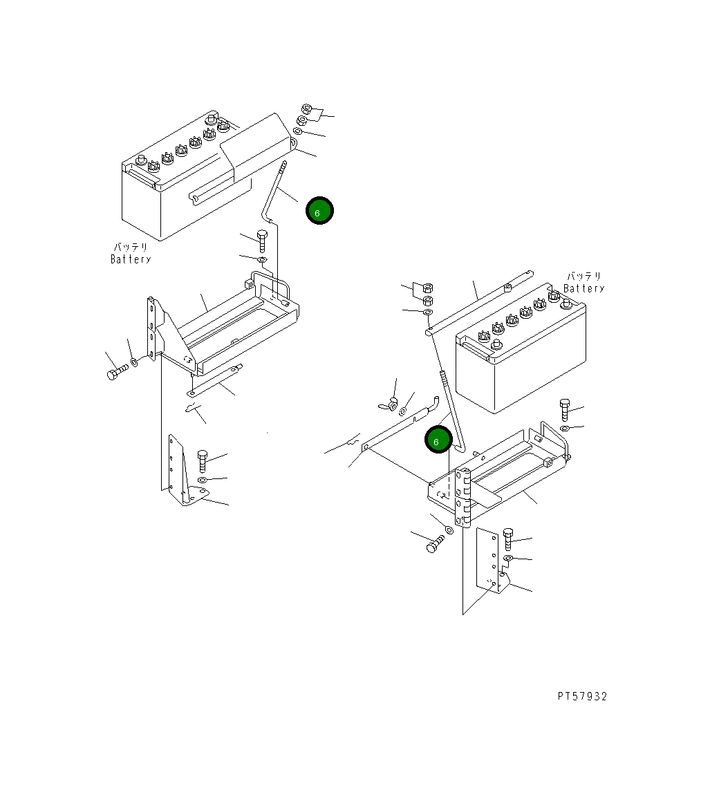 Болт 23E-06-12550 Komatsu