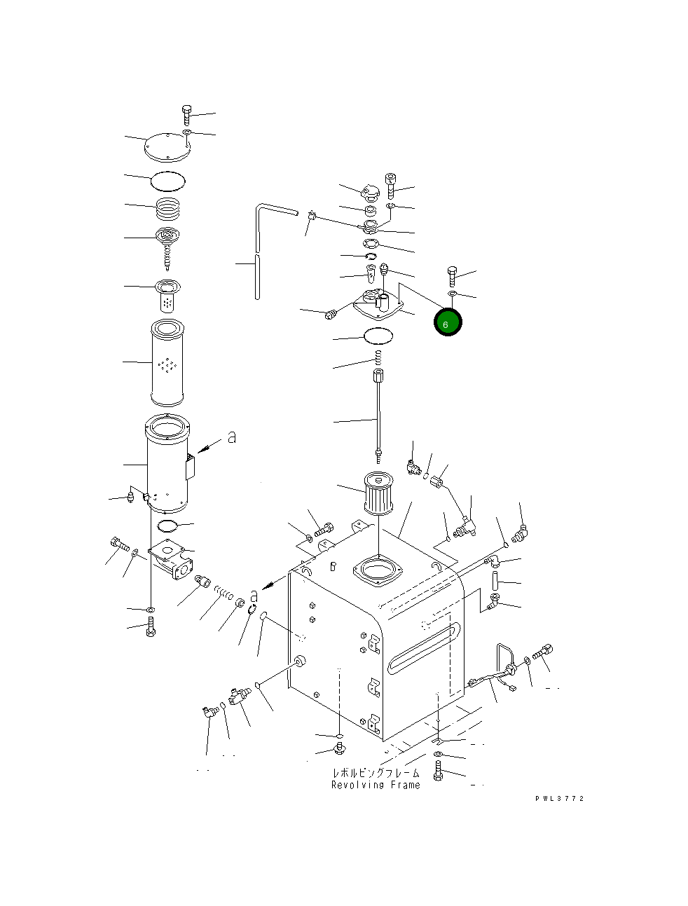 Крышка 208-60-61290 Komatsu
